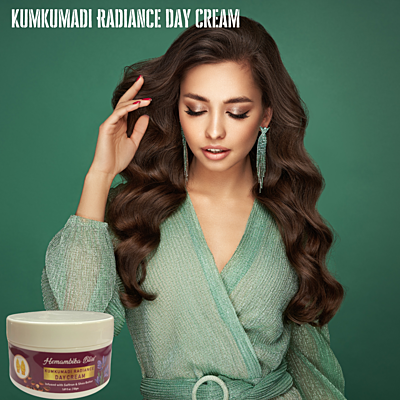 Hemambika Bliss® Kumkumadi Radiance Day Cream - Infused with Saffron and Shea Butter Hemambika Bliss® Kumkumadi Radiance Day Cream - Infused with Saffron and Shea Butter