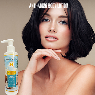 Hemambika Bliss® Anti-Aging Body Lotion - With Retinol & Coconut Water, Targets Crepe Skin, Wrinkles, Sagging & Sun-Damaged Skin - Suitable for All Skin Types Hemambika Bliss® Anti-Aging Body Lotion - With Retinol & Coconut Water, Targets Crepe Skin, Wrinkles, Sagging & Sun-Damaged Skin - Suitable for All Skin Types
