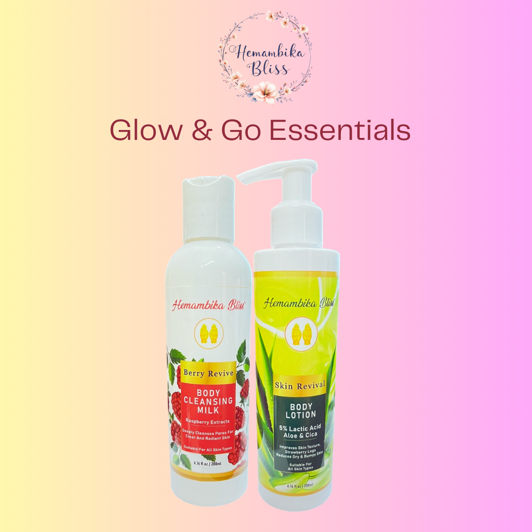 Glow & Go Essentials: Radiant Skin in Just 2 Steps! Glow & Go Essentials: Radiant Skin in Just 2 Steps!