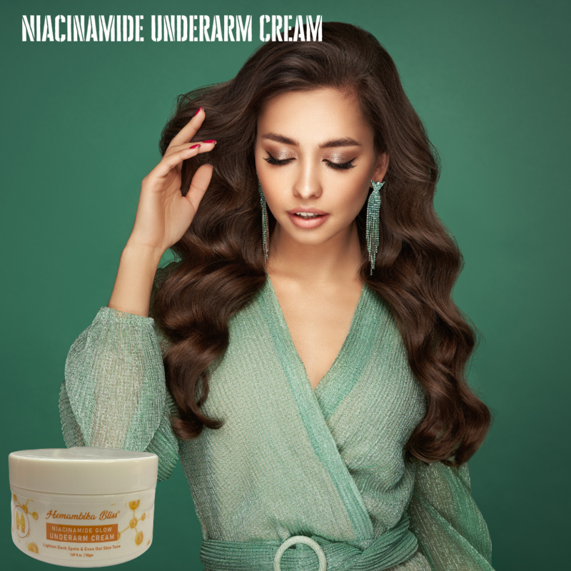 Hemambika Bliss® Niacinamide Underarm Cream - Lightens Dark Spots & Evens Out Skin Tone for Smooth, Radiant Underarms Hemambika Bliss® Niacinamide Underarm Cream - Lightens Dark Spots & Evens Out Skin Tone for Smooth, Radiant Underarms