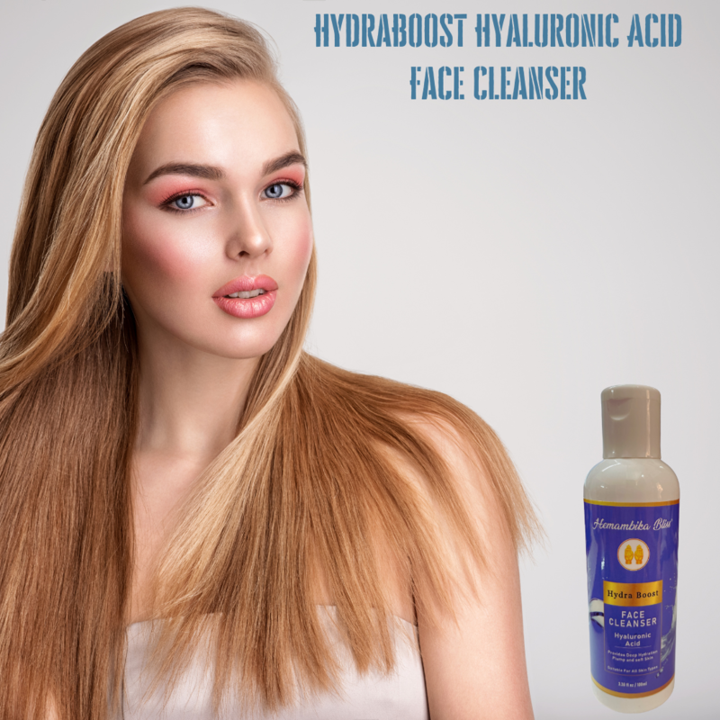 Hemambika Bliss® HydraBoost Hyaluronic Acid Face Cleanser - Deeply Hydrates for Plump, Soft, and Radiant Skin - Suitable for All Skin Types Hemambika Bliss® HydraBoost Hyaluronic Acid Face Cleanser - Deeply Hydrates for Plump, Soft, and Radiant Skin - Suitable for All Skin Types