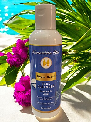 Hemambika Bliss® HydraBoost Hyaluronic Acid Face Cleanser - Deeply Hydrates for Plump, Soft, and Radiant Skin - Suitable for All Skin Types Hemambika Bliss® HydraBoost Hyaluronic Acid Face Cleanser - Deeply Hydrates for Plump, Soft, and Radiant Skin - Suitable for All Skin Types