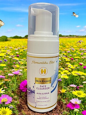 Hemambika Bliss® Skin Repair Face Cleanser with AHA & BHA - Brightens, Repairs, and Revitalizes - For All Skin Types Hemambika Bliss® Skin Repair Face Cleanser with AHA & BHA - Brightens, Repairs, and Revitalizes - For All Skin Types