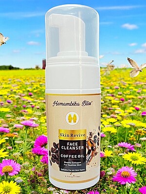 Hemambika Bliss® Exfoliating Coffee Oil Face Cleanser - Boosts Collagen for Youthful Skin, Suitable for All Skin Types Hemambika Bliss® Exfoliating Coffee Oil Face Cleanser - Boosts Collagen for Youthful Skin, Suitable for All Skin Types